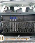 Heavy Duty Garden Rake With 11 Metal Tines and Adjustable 36 to 78 Inch Handle stored in car trunk
