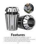 Heavy Duty Er32 Collet Chuck Set For Precision Milling Cnc Tool Holder 2 To 20 mm High Carbon Steel Clamp showing features and details.