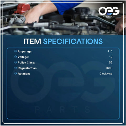 Drop In Alternator For Ford F Series F150 F250 F350 04 05 06 07 08 With 4.6L 5.4L V8 Engine Compatible Mark LT specs