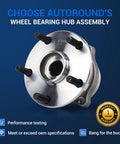 Rear Wheel Bearing Hub Assembly 512536 For Subaru Outback 2015-2021, Legacy 2015-2021, Forester 2019, WRX 2015-2019, WRX STI 2016-2019, Ascent 2019-2021, 5 Lug, ABS, Rear Axle Replacement.