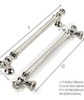 10 Pack Six And A Quarter Inch Polished Nickel Cabinet Pulls 160mm Drawer Handles for Cabinets