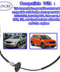 Heavy Duty Transmission Gearshift Control Cable Replaces OE 4721940AE for Dodge Journey 2011-2020 models with various engine types.