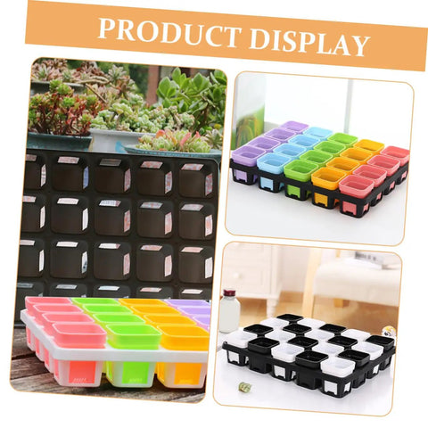Space Saving Nursery Pot Brackets For Germination Trays, Easy Transplanting, Home Garden Greenhouse Organizer For Starting Vegetables, Flowers, And Saplings, A Real Must Have For Busy Gardeners With Small Yards