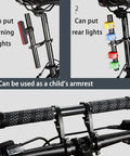 Extended Handlebar Mounting Bar For Bikes 11.8 Inches Long Beefy Aluminum Alloy Bracket Fits 20mm To 32mm Handlebars with lights