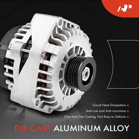 Premium 130A 12V Alternator For Ford Escape 2005 2007 And Mazda Tribute 2005 2006 L4 2.3L With 6 Groove Clockwise Pulley Replacement