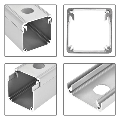 Two Hole 16mm Aluminum Switch Button Station Box With PG7 Cable Gland And Mounting Base