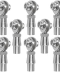 Heavy Duty 3/4 Inch Chromoly Heim Joint Rod End With Lock Nut For Panhard Suspension, set of 10 units shown from multiple angles.