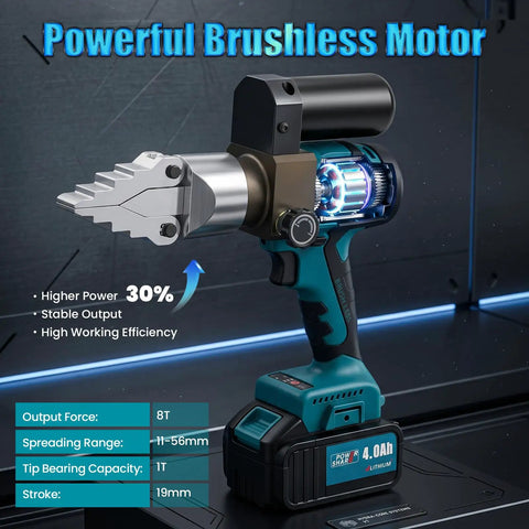 Cordless Hydraulic Flange Spreader Tool 8T 18V Battery Powered Portable Pro Grade Separator with brushless motor