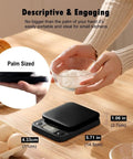Super Handy Digital Food Scale For Kitchen With Grams And Ounces Readout 11 Pound Capacity 0.5 Gram Increments shown with bowl
