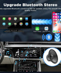 Wireless CarPlay And Android Auto Portable Car Stereo for your ride with Bluetooth, touchscreen display, and sound system upgrade.