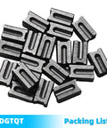 Premium Hardened Carbon Brush Replacement Set For Dewalt Electric Drills And Drywall Screwdrivers Heavy Duty motor parts seen in a group.