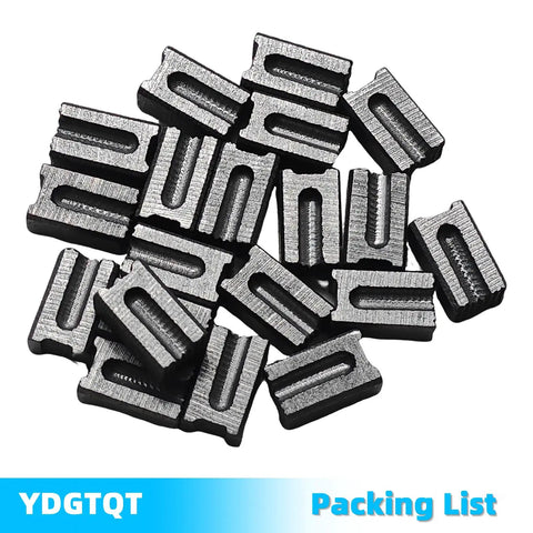 Premium Hardened Carbon Brush Replacement Set For Dewalt Electric Drills And Drywall Screwdrivers Heavy Duty motor parts seen in a group.