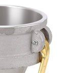 Built Like A Tank Type Da Camlock Reducer Fitting With Rugged Aluminum Hose Adapter Coupler showing smooth interior and sturdy exterior.