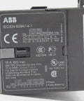 Back view of Miniature 3-pole contactor B7-30-10-01 with 24V coil, specifications and certifications shown, compact industrial relay.