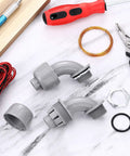 Liquid Tight Connector Three Quarter Inch Ninety Degree Non Metallic Flex Electrical Conduit Fittings Pack Of 25 for DIY projects