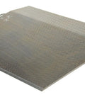 Pro Grade Aluminum Dock Plate 30 Inch By 24 Inch features smooth beveled edges and heavy duty handles for easy use.