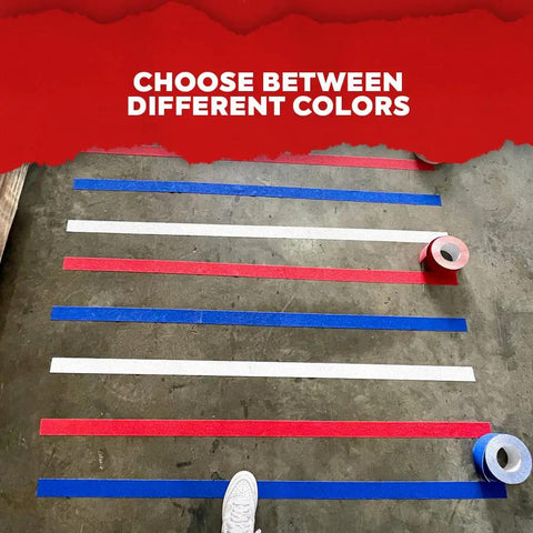 No Slip Grip Tape For Indoor Outdoor Use White 1 Inch By 10 Yards All Weather Traction Tape displayed in multiple colors