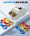 Automatic Water Level Controller 110V With 6.5 Foot Liquid Level Sensor Four Modes with cables on white surface