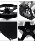 TAUTOY vacuum pump for GM 4.3L-6.2L engines; front pulley, side mount, rear cover screws, drive shaft.