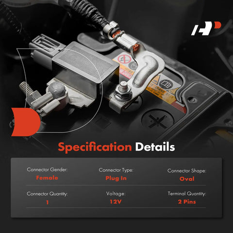 Heavy Duty Battery Current Monitor Sensor Module For Chevrolet Cruze Base 2016 2017 2018, close-up of connector details.