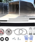 Ramp Door Spring Kit 80 lb For 7 Ft Wide Cargo Trailers With Winding Bars Torsion Spring Repair Assembly parts and trailer
