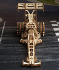 Dragster Car Model Kit With Powerful Spring Motor - 3D Wooden Puzzle For Self-Assembly, Top Fuel Drag Racer - Racing Model Car Kit For Adults And Kids, Realistic Mechanics, Fun DIY Hobby on track