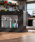 Heavy Duty 3D Printer Enclosure With LED Light Filament Dryer Dust Cover Fume Extractor And Ventilation System showcasing printer