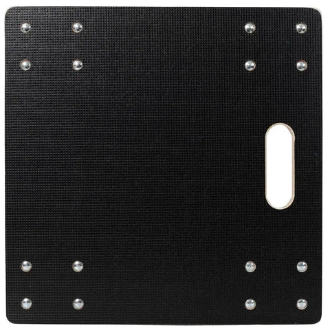 Heavy Duty Furniture Moving Dollies 15 Inch Plywood Roller with Swivel Wheels, black textured surface, sturdy platform for moving.