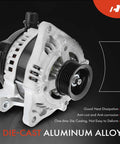 Alternator For Ford Mustang 2011 2014 V6 3.7L 12V 150A With Six Groove Pulley Clockwise Rotation New Replacement Fits Auto