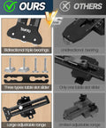 Comparison of a Triple Pulley Thin Rip Jig For Table Saw And Router Table with triple bearings and multiple table slot sliders.