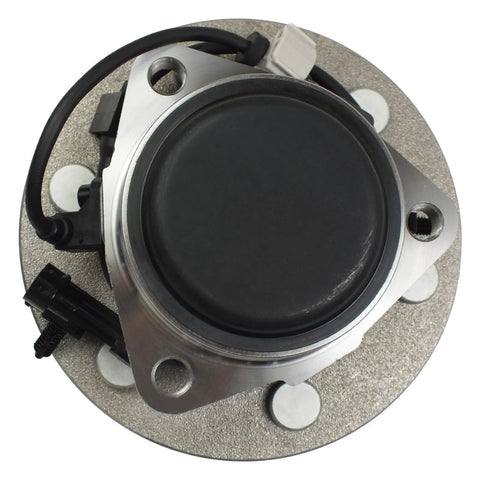 Top view of Front Wheel Bearing Hub Assembly 515054 Fits Cadillac Escalade 2002 2006 Chevrolet Avalanche showing 6-bolt flange