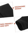 Close-up of Heavy Duty Kickass Cut Resistant Arm Sleeves showing ergonomic design and soft texture for comfort during use.
