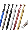 Six Pack Jewelry Pick Up Tool Set With Four Claw Sprinkle Pen Grabbers Stainless Steel Go To Four Point Five Inch Tweezers