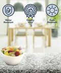 36x72 Inch Black Granite Countertop Vinyl Laminate Sheet Peel And Stick Self Adhesive Backing, Heat Resistant, Water Resistant, And Stain Resistant, Realistic Granite Look For Kitchen And Bath Remodel with fruit bowl