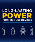 Long Lasting High Energy AAA Batteries Pack of 72, Alkaline Triple A Power for flashlights, toys, remote controls, and mice.