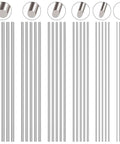 30 Piece Stainless Steel Round Rod Set In Six Sizes 1mm 1.5mm 2mm 2.5mm 3mm And 4mm 100mm Length 304 Stainless Steel Metal Rods For Industry Metalworking Pros Hobbyists And DIYers