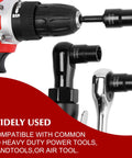 25 Piece Bolt Nut Extractor Set With Three Eighths Inch And One Half Inch Drive Heavy Duty Impact Lug Nut Remover Sockets in use with tools