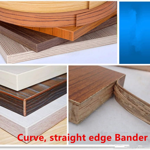 Portable Manual Edge Banding Machine For Woodworking With Curve And Straight Edges Pro Grade High Efficiency Edge Bander