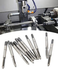 M3.5 Metric Tap Manual Thread Cutter Carbon Steel Straight Flute For Automotive Machinery And DIY Repairs Durable Tool For Cutting Precise Female Threads In Metalworking set on machine