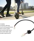 Premium ABS Tail Light Cable for electric scooter replacement part with connector, ideal for MAX G30P G30D, shown with in-use example