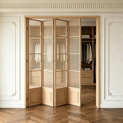Complete Bifold Door Hardware Kit With Steel Track Two 48 Inch Folding Door Tracks Connectable To 96 Inches closet installation