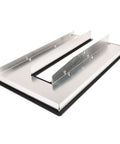 Signature Series Metal Fabrication Plate Bead Roller Table With Textured HPDE Top aluminum frame side view