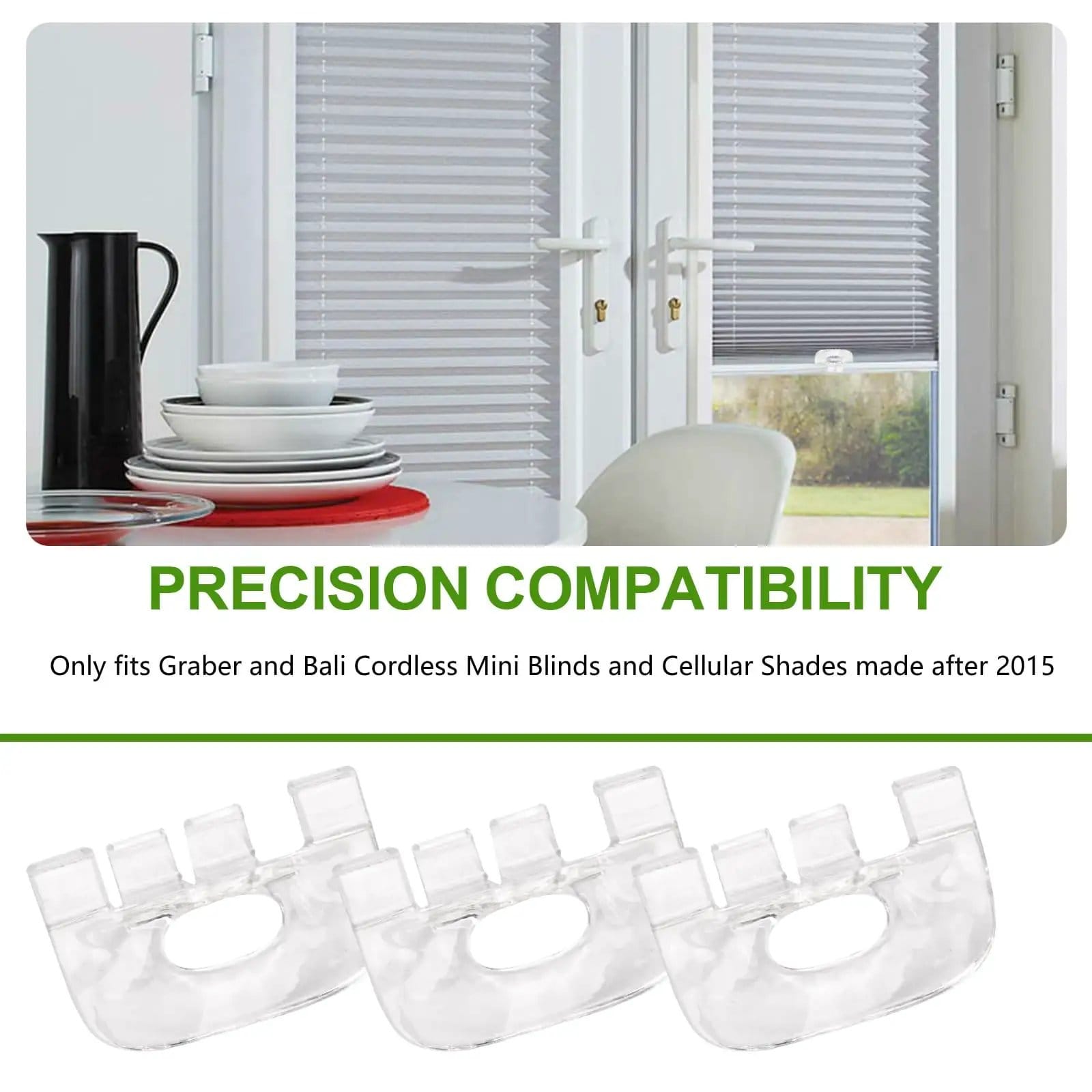 Six Pack Cordless Shade Lift Handles Easy Install ✓