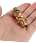 Brass Pneumatic Air Regulator Valve With NPT Male To Tube Fitting Adjustable Flow Control For Auto And Bus Applications Air Pump Heavy Duty Throttle Valve Corrosion Resistant Inline Regulator, brass inline regulator in hand