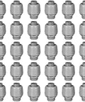 180 Degree Liquid Tight PVC Conduit Fittings Non Metallic 3/4 Inch Gray 30 Pcs for kitchen and bathroom pipe connections