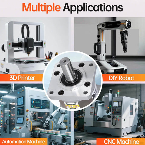 10 To 1 Planetary Gearbox For Nema 23 Stepper Motor in 3D Printer, CNC, Automation Machine Applications