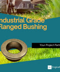 Heavy Duty Flanged Bushing Compatible With Ariens And Gravely Lawnmowers Rock Solid Oem 5502200 Deck Spindle Pivot Replacement viewed on grass.