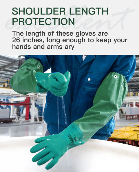 Top Shelf Pvc Chemical Resistant Work Gloves Waterproof Reusable Heavy Duty Grip Solvent Proof Industrial Rated Long Lasting in use.