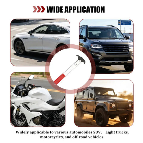 Heavy Duty Car Seal Puller With Dual Hook Tips For Oil And Grease Seal Disassembly And Installation, SUVs and trucks