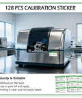 Laminating Calibration Labels 2x1 Inch Waterproof Write On Stickers For Easy NIST ISO 9000 Compliance, Audit Ready Calibration Records, Durable Weatherproof Labels For Industrial Equipment on lab machine